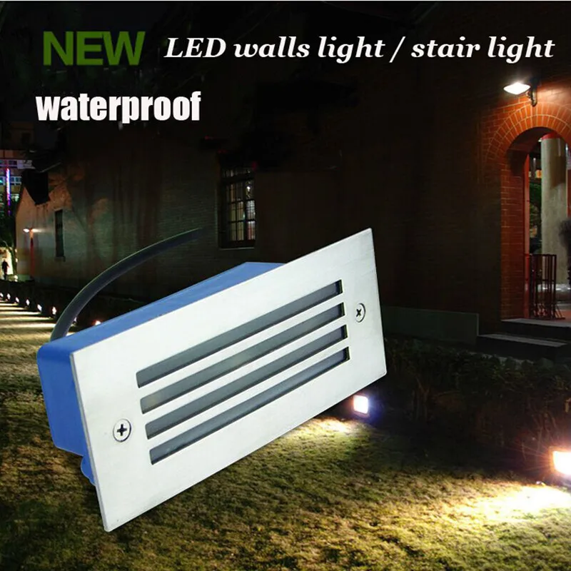 Indoor / Outdoor Wall Light Waterproof 3W Steel Mesh LED Step / Stair Lamp For Pathway Path Stairs Garden Yard Fences Lighting
Indoor / Outdoor Wall Light Waterproof 3W Steel Mesh LED Step / Stair Lamp For Pathway Path Stairs Garden Yard Fences Lighting