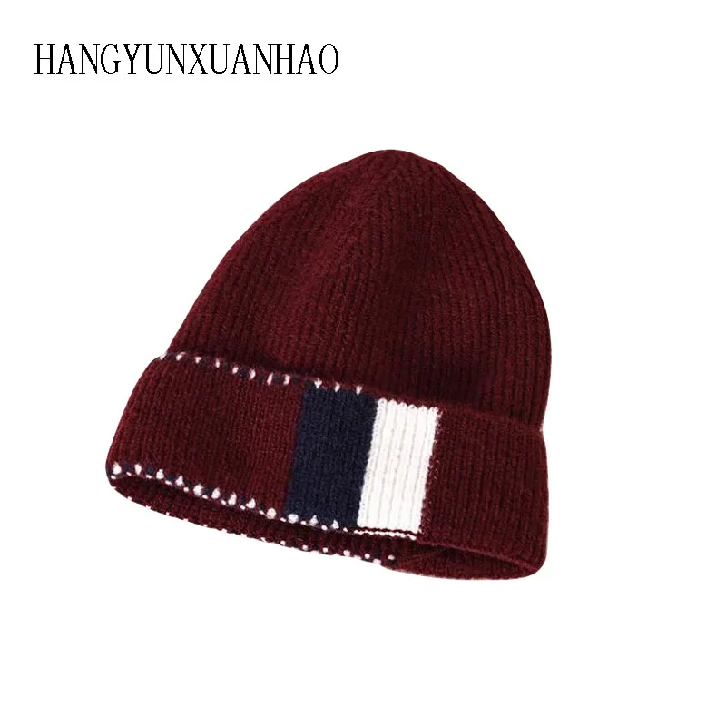 Women's Splice Hats Knitted Wool Autumn Winter Casual High Quality Brand New 2019 Hot Sale Hat Female Skullies Beanies
Women's Splice Hats Knitted Wool Autumn Winter Casual High Quality Brand New 2019 Hot Sale Hat Female Skullies Beanies