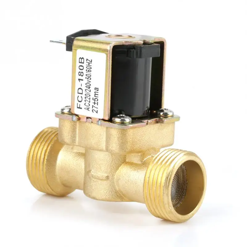 AC 220240V FCD-180B 2 Way Water Inlet NC Normal Electric Solenoid Valve G34
AC 220240V FCD-180B 2 Way Water Inlet NC Normal Electric Solenoid Valve G34