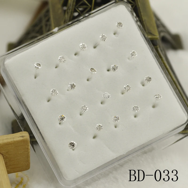 20PCS Nose Stud Women's Fashion Sexy Body Jewelry Nose Piercing White Round Crystal Nose Ring Piercing Jewelry 2mm 3mm
20PCS Nose Stud Women's Fashion Sexy Body Jewelry Nose Piercing White Round Crystal Nose Ring Piercing Jewelry 2mm 3mm