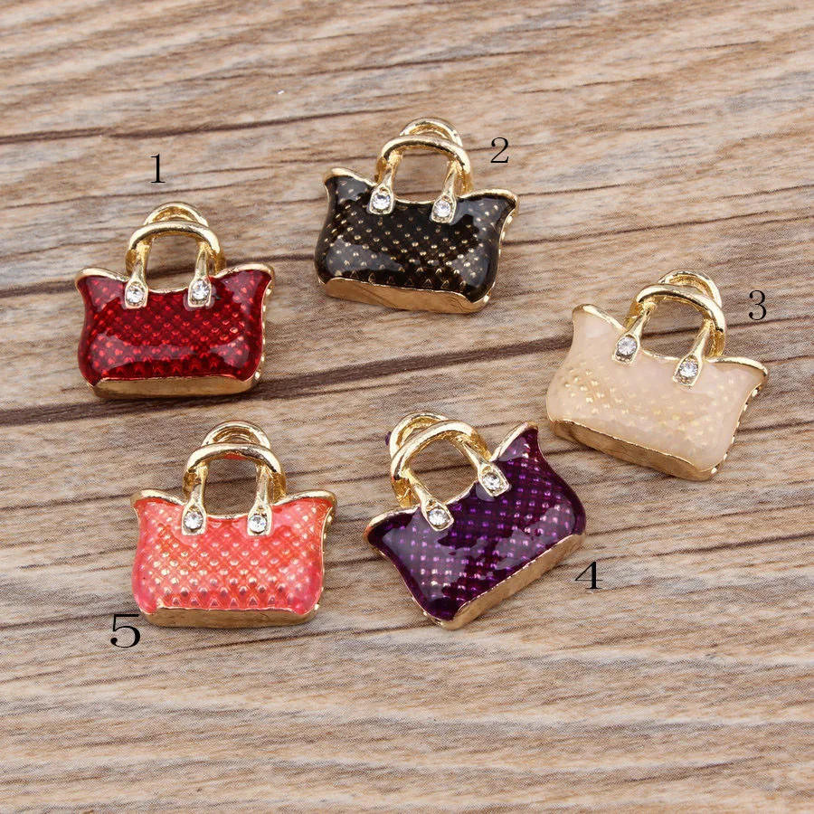 10pcs/lot New Alloy Rhinestone Lady Bag Shaped Enamel Charms Pendant Fit DIY Bracelet Necklace Jewelry Accessory DIY Craft
10pcs/lot New Alloy Rhinestone Lady Bag Shaped Enamel Charms Pendant Fit DIY Bracelet Necklace Jewelry Accessory DIY Craft