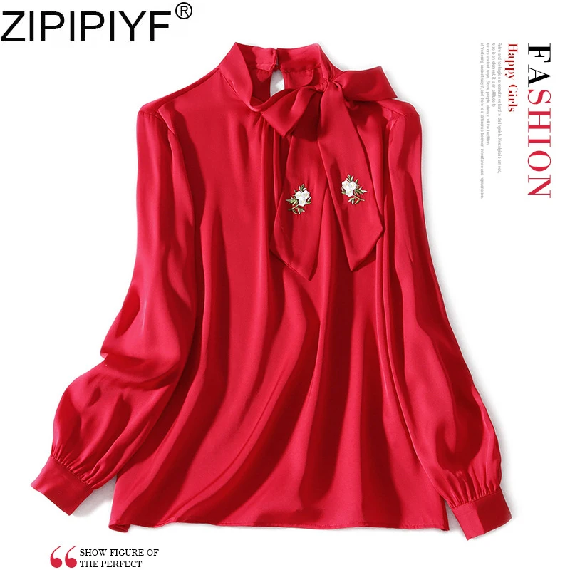 High Quality 2019 autumn spring fashion streetwear casual style bow collar long sleeve embroidery stain solid blouse Q044
High Quality 2019 autumn spring fashion streetwear casual style bow collar long sleeve embroidery stain solid blouse Q044