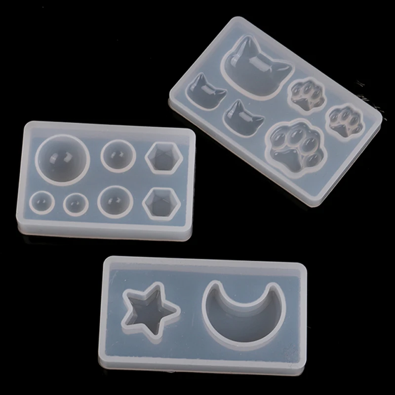 1pcs Cat Cat Claw Moon Star Heart Liquid Silicone Mold DIY Resin Pendant Mold Resin Necklace Pendant Molds For DIY Craft Making
1pcs Cat Cat Claw Moon Star Heart Liquid Silicone Mold DIY Resin Pendant Mold Resin Necklace Pendant Molds For DIY Craft Making