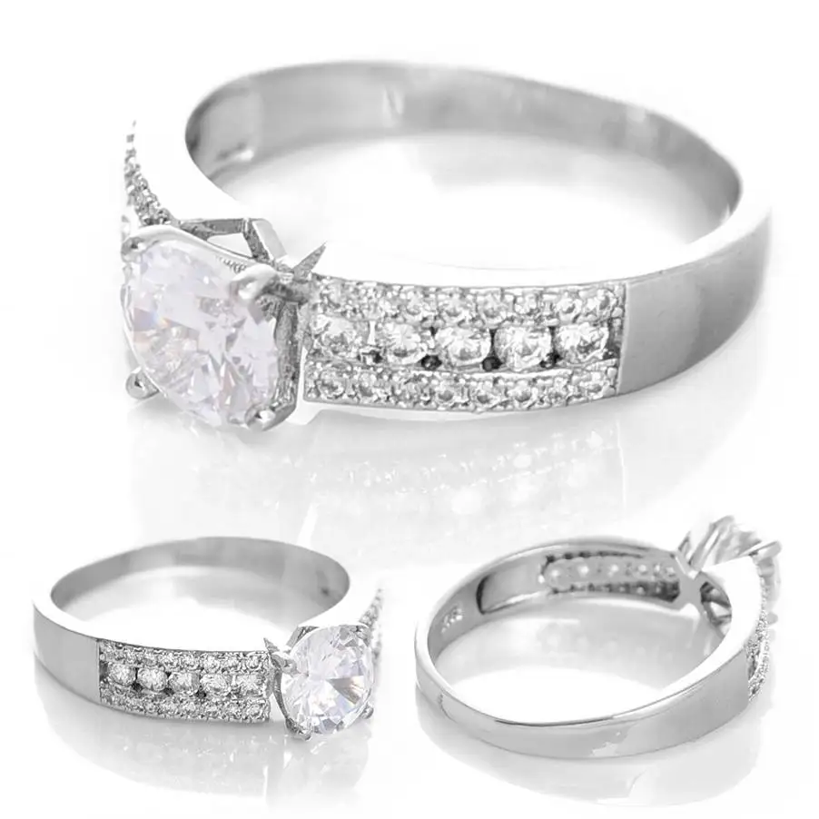 Luxury Female White Bridal Wedding Ring Fashion Jewelry Promise CZ Stone Engagement Rings For Women Size 6-10
Luxury Female White Bridal Wedding Ring Fashion Jewelry Promise CZ Stone Engagement Rings For Women Size 6-10