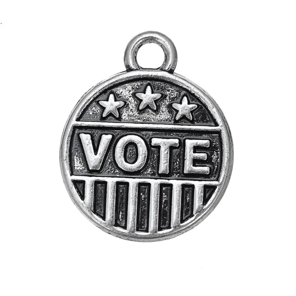 Yamily 15 шт./15*18 мм Vote Шарм в античном стиле Серебряный тональный Подвеска для изготовления ювелирных изделий своими руками
Yamily 15 шт./15*18 мм Vote Шарм в античном стиле Серебряный тональный Подвеска для изготовления ювелирных изделий своими руками