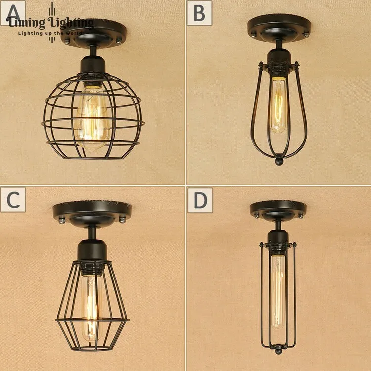Loft Edison Vintage Ceiling Lamp Fixture Retro Kitchen Ceiling Lights Simple Aisle Hallway Light Metal Lamp Shades Illuminazione
Loft Edison Vintage Ceiling Lamp Fixture Retro Kitchen Ceiling Lights Simple Aisle Hallway Light Metal Lamp Shades Illuminazione