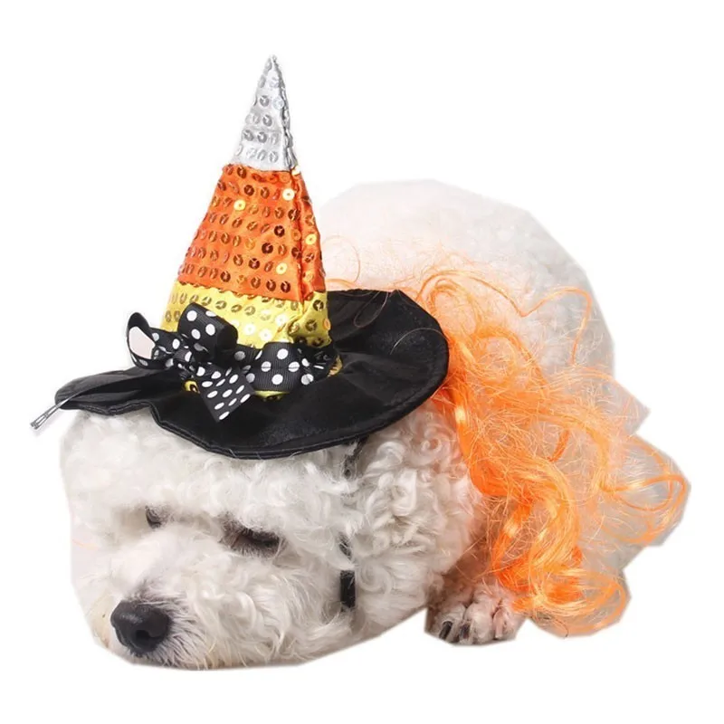 Dog Halloween Costume Witch Wig Hat Chihuahua Dog Accessories For Small Dogs Pet Supplies Yorkshire Terrier Pet Shop Acessorios
Dog Halloween Costume Witch Wig Hat Chihuahua Dog Accessories For Small Dogs Pet Supplies Yorkshire Terrier Pet Shop Acessorios