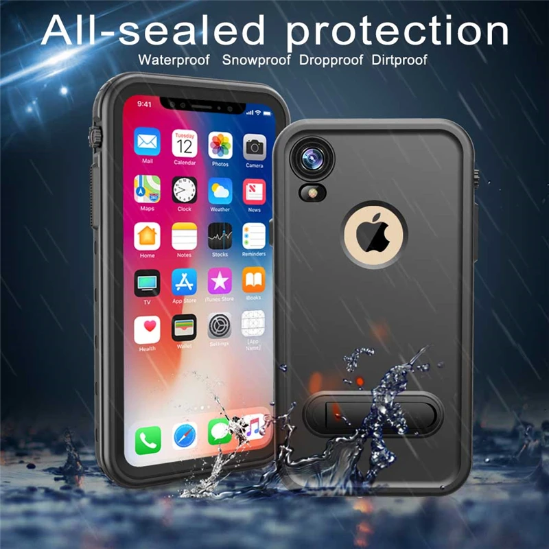 Водонепроницаемый чехол для iPhone Xs Max IP68 противоударный XR сверхпрочный X XS