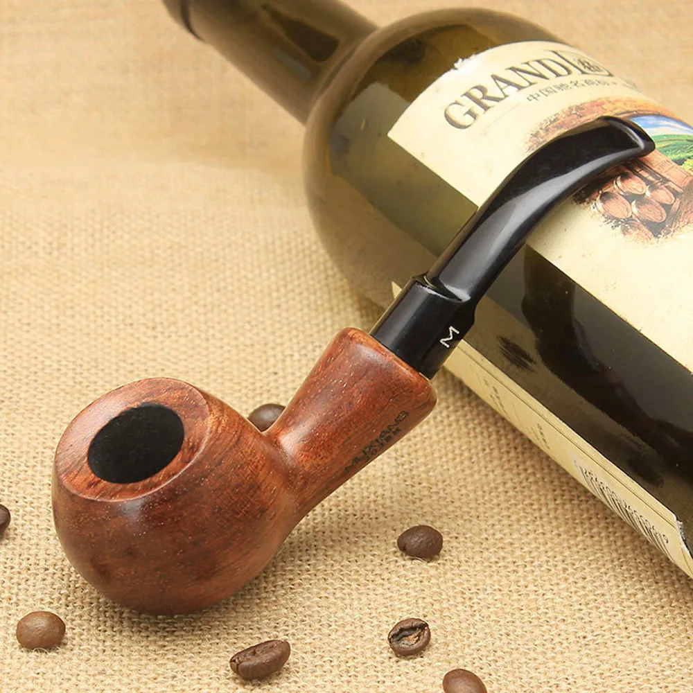 RU-MUXIANG 10Tools Kevazingo Wood Tobacco Pipe 9mm Activate Carbon Filter Bent Rhodesian Wooden Smoking Pipe Gift for Men ad0017
RU-MUXIANG 10Tools Kevazingo Wood Tobacco Pipe 9mm Activate Carbon Filter Bent Rhodesian Wooden Smoking Pipe Gift for Men ad0017