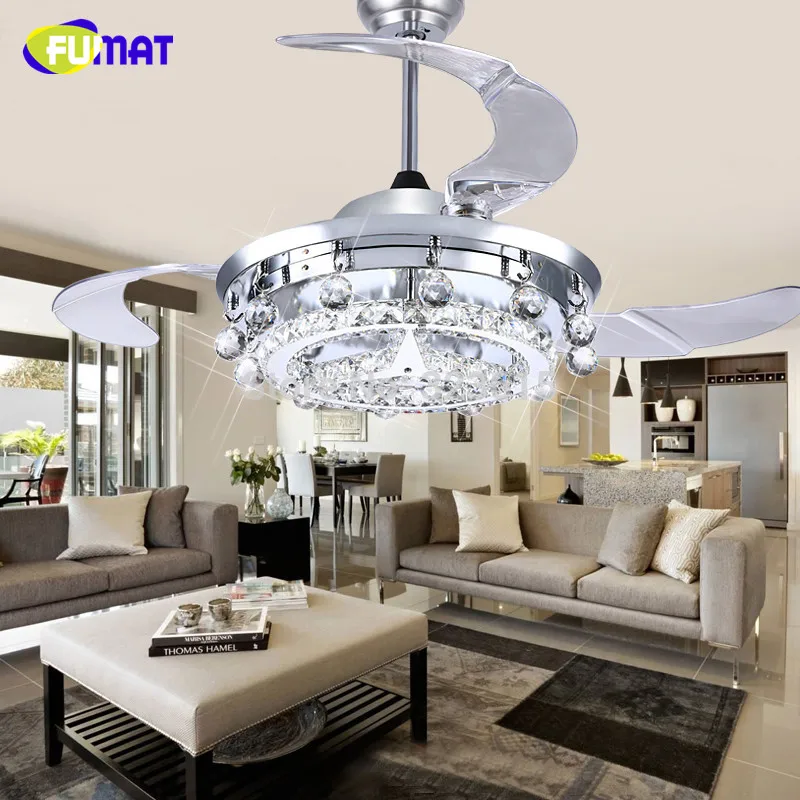 FUMAT LED Ceiling Fans Crystal Light Dining Room Living Room Fan Droplights Modern Crystal Ceiling Fans Lights For Living Room
FUMAT LED Ceiling Fans Crystal Light Dining Room Living Room Fan Droplights Modern Crystal Ceiling Fans Lights For Living Room