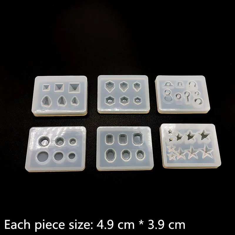 DIY mirror silicone mold transparent UV resin combination mold pendant jewelry accessories
DIY mirror silicone mold transparent UV resin combination mold pendant jewelry accessories