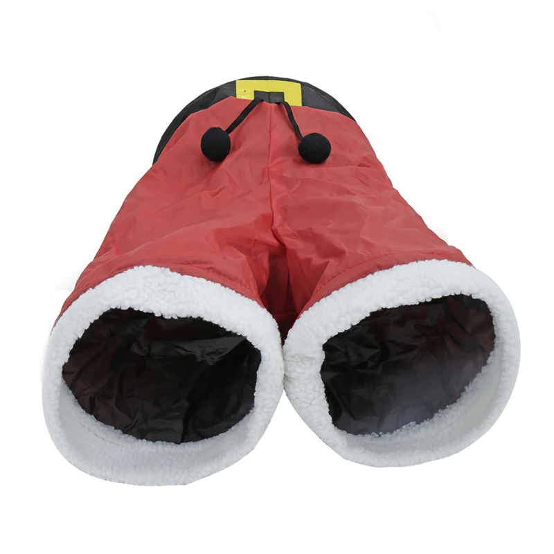 NEW Christmas Cat Tunes Santa Claus Pants Design Foldable Interactive Toys 3 Cute Cat Tunnels For Kittens Medium Red Long Toys
NEW Christmas Cat Tunes Santa Claus Pants Design Foldable Interactive Toys 3 Cute Cat Tunnels For Kittens Medium Red Long Toys