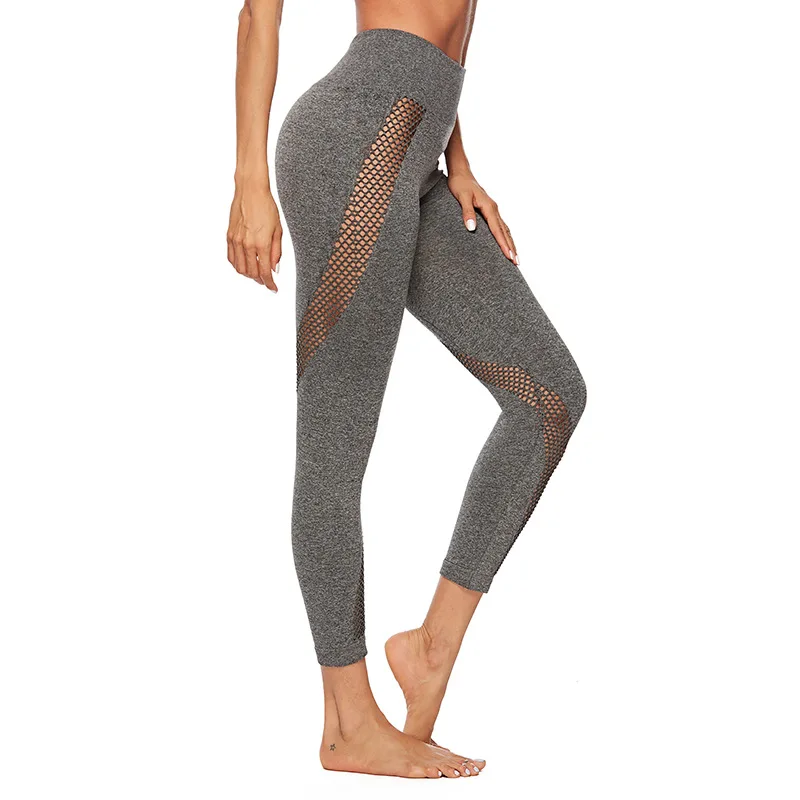Mesh Gym Yoga Leggings Sports Pants Solid Hollow Out Patchwork Breathable Ankle Tights High Waist Leggings Female Fitness
Mesh Gym Yoga Leggings Sports Pants Solid Hollow Out Patchwork Breathable Ankle Tights High Waist Leggings Female Fitness