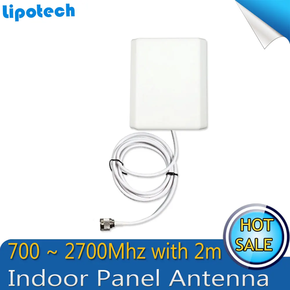Indoor Panel Antenna high gain 700-2700Mhz with 2m cable GSM 2G 3G 4G Antenna External Antenna For Mobile Phone Signal Booster
Indoor Panel Antenna high gain 700-2700Mhz with 2m cable GSM 2G 3G 4G Antenna External Antenna For Mobile Phone Signal Booster