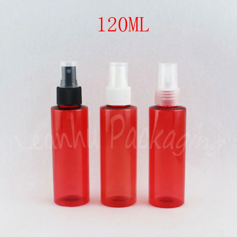 120ML Red Flat Shoulder Plastic Bottle With Spray Pump , 120CC Perfume / Toner Sub-bottling , Empty Cosmetic Container
120ML Red Flat Shoulder Plastic Bottle With Spray Pump , 120CC Perfume / Toner Sub-bottling , Empty Cosmetic Container