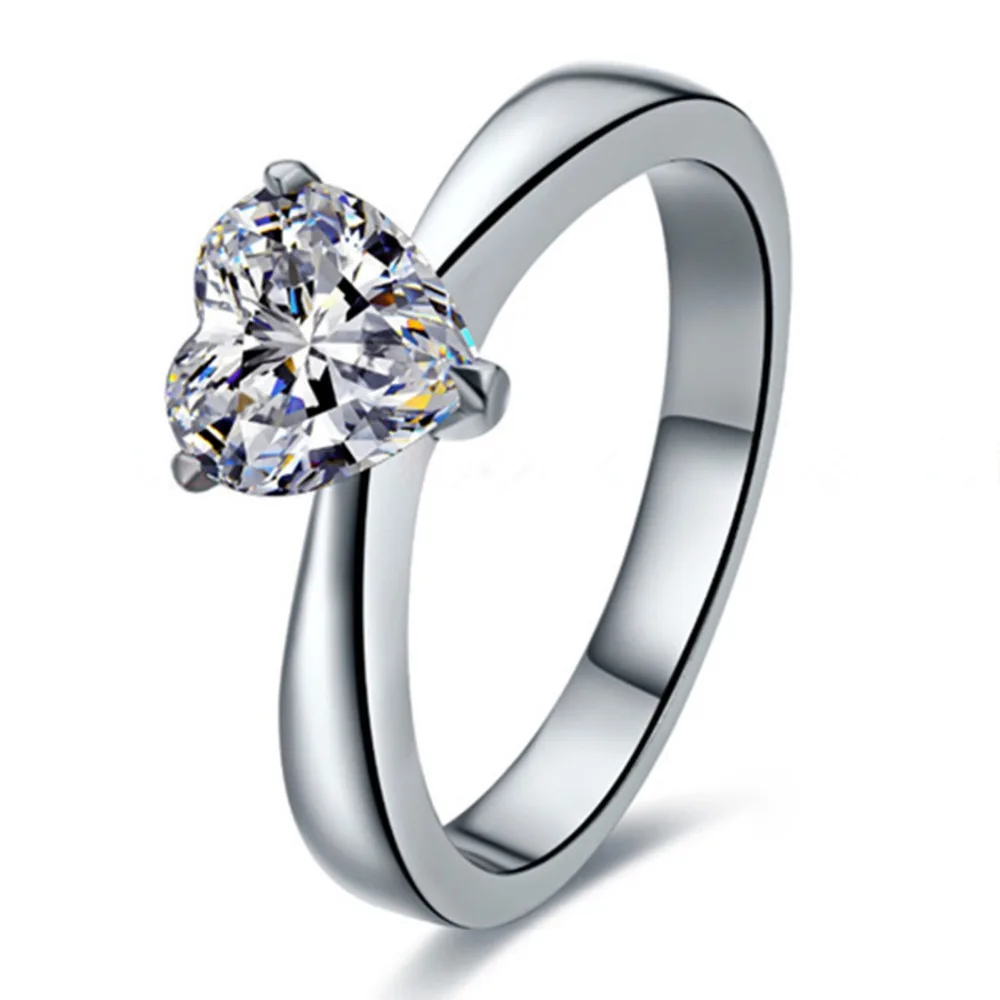 Heart Moissanite 1CT Engagement Ring Sterling Silver Jewelry test positive Certificate Solitaire Anniversary Ring Moissanite
Heart Moissanite 1CT Engagement Ring Sterling Silver Jewelry test positive Certificate Solitaire Anniversary Ring Moissanite