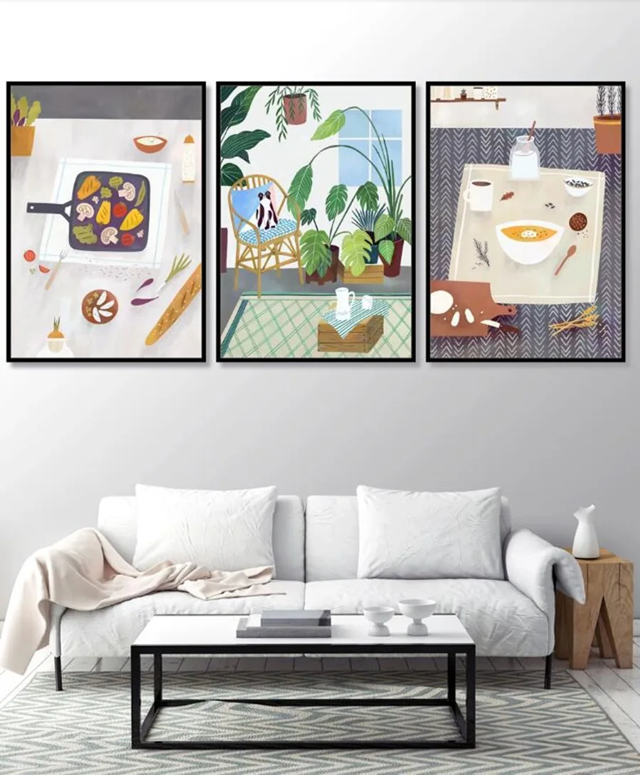 Nordic Simple Small Fresh Flower Painting Restaurant Wall Art Picture Home Decoration No Frame Modular Canvas Poster and Prints
Nordic Simple Small Fresh Flower Painting Restaurant Wall Art Picture Home Decoration No Frame Modular Canvas Poster and Prints