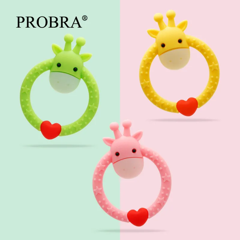 Food Grade Baby Molar Teeth Teething Stick - Cartoon Fawn Molar Bite Silicone Teether Newborn Boys Girls Shower Educational Gift
Food Grade Baby Molar Teeth Teething Stick - Cartoon Fawn Molar Bite Silicone Teether Newborn Boys Girls Shower Educational Gift