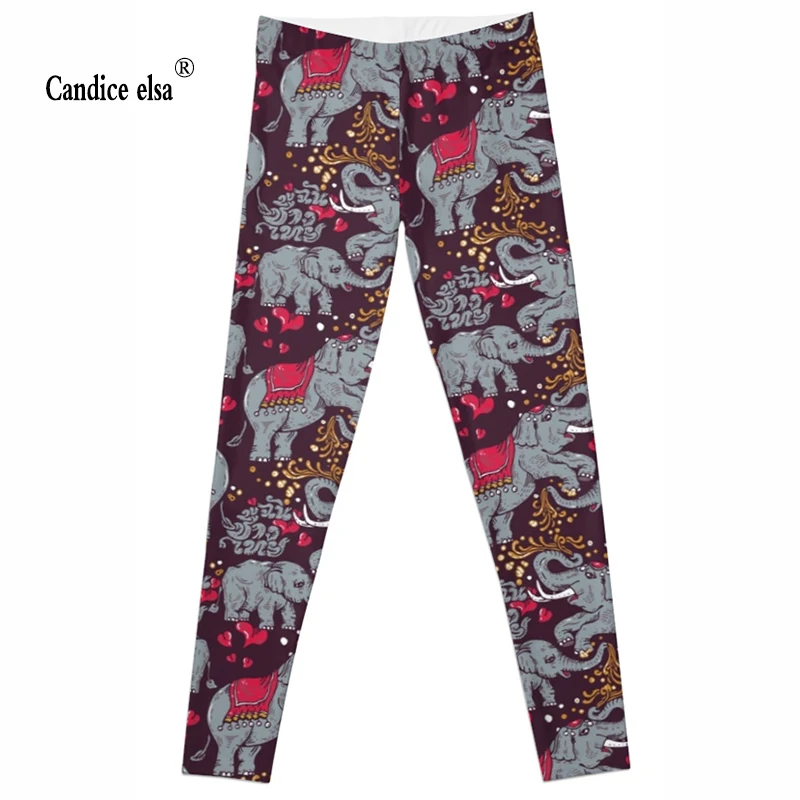 CANDICE ELSA women leggings workout legging fitness female pants elastic elephant printed sexy trousers plus size wholesale
CANDICE ELSA women leggings workout legging fitness female pants elastic elephant printed sexy trousers plus size wholesale