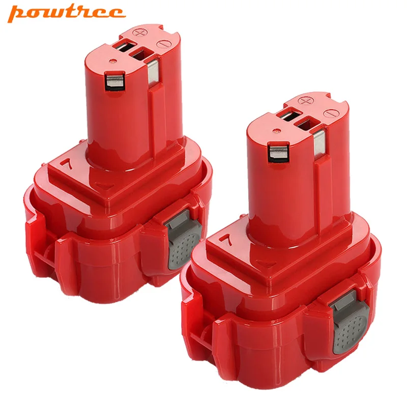 Фото Аккумуляторная батарея Powtree для MAKITA 9120 2500 мАч 9 6 В Ni MH 9122 9133 9134 9135 - купить