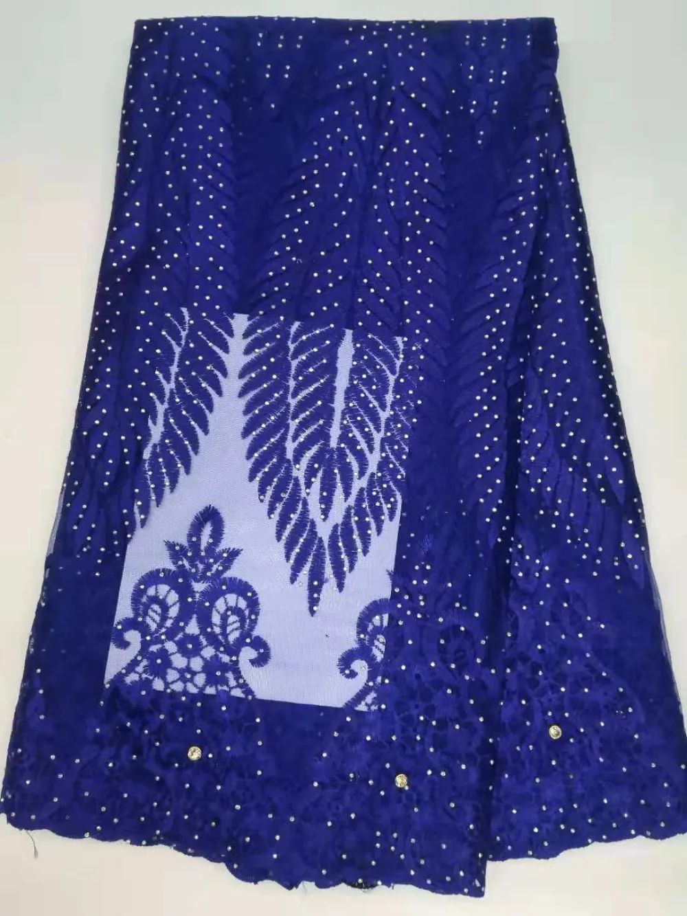 Beautiful Embroidered Tulle African Lace Fabric High Quality Blue French Lace Fabric With Plenty Of Stones For Party Dress DFMLZ
Beautiful Embroidered Tulle African Lace Fabric High Quality Blue French Lace Fabric With Plenty Of Stones For Party Dress DFMLZ