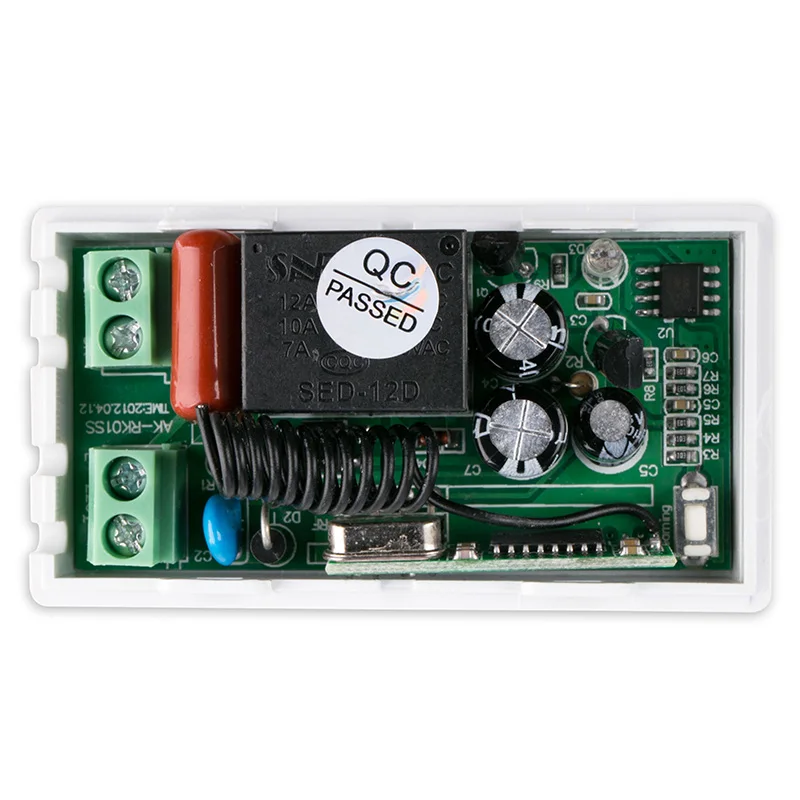 xuanlongyuan AC 220V 1 CH 1CH RF Wireless Remote Control Switch System Receiver,315 / 433.92 MHz /lamp/ window/Garage Door
xuanlongyuan AC 220V 1 CH 1CH RF Wireless Remote Control Switch System Receiver,315 / 433.92 MHz /lamp/ window/Garage Door