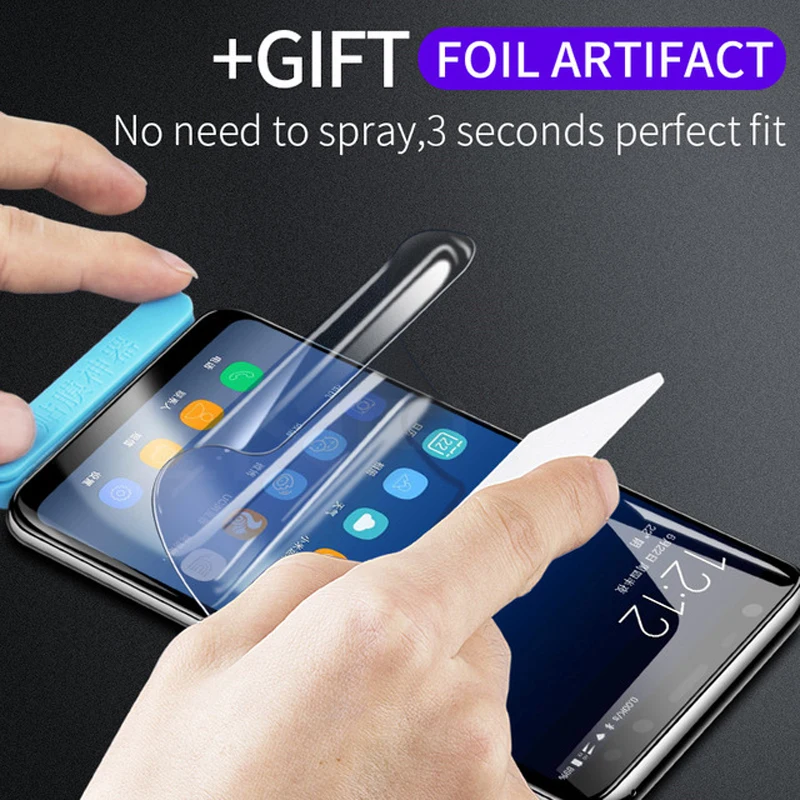 Full Cover Hydrogel Film For Samsung Galaxy S10 Plus S10 Lite Screen Protector For Samsung Note9 S9 Plus A9 2018 Protective Film
Full Cover Hydrogel Film For Samsung Galaxy S10 Plus S10 Lite Screen Protector For Samsung Note9 S9 Plus A9 2018 Protective Film