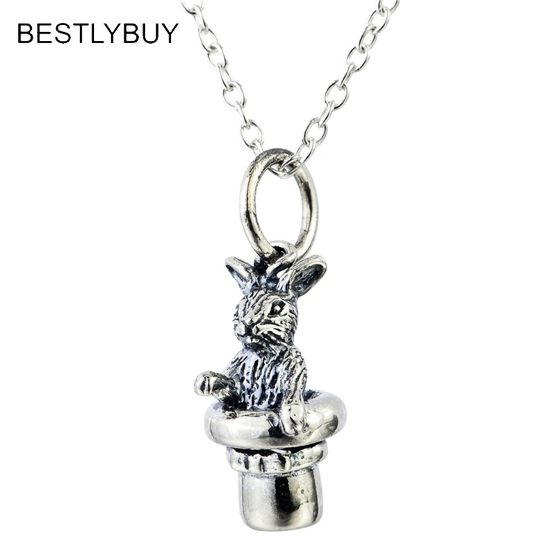 BESTLYBUY 925 пробы серебряные Драгоценности бриллианта кролик с верхней шляпой волшебный трюк художественное ожерелье
BESTLYBUY 925 пробы серебряные Драгоценности бриллианта кролик с верхней шляпой волшебный трюк художественное ожерелье