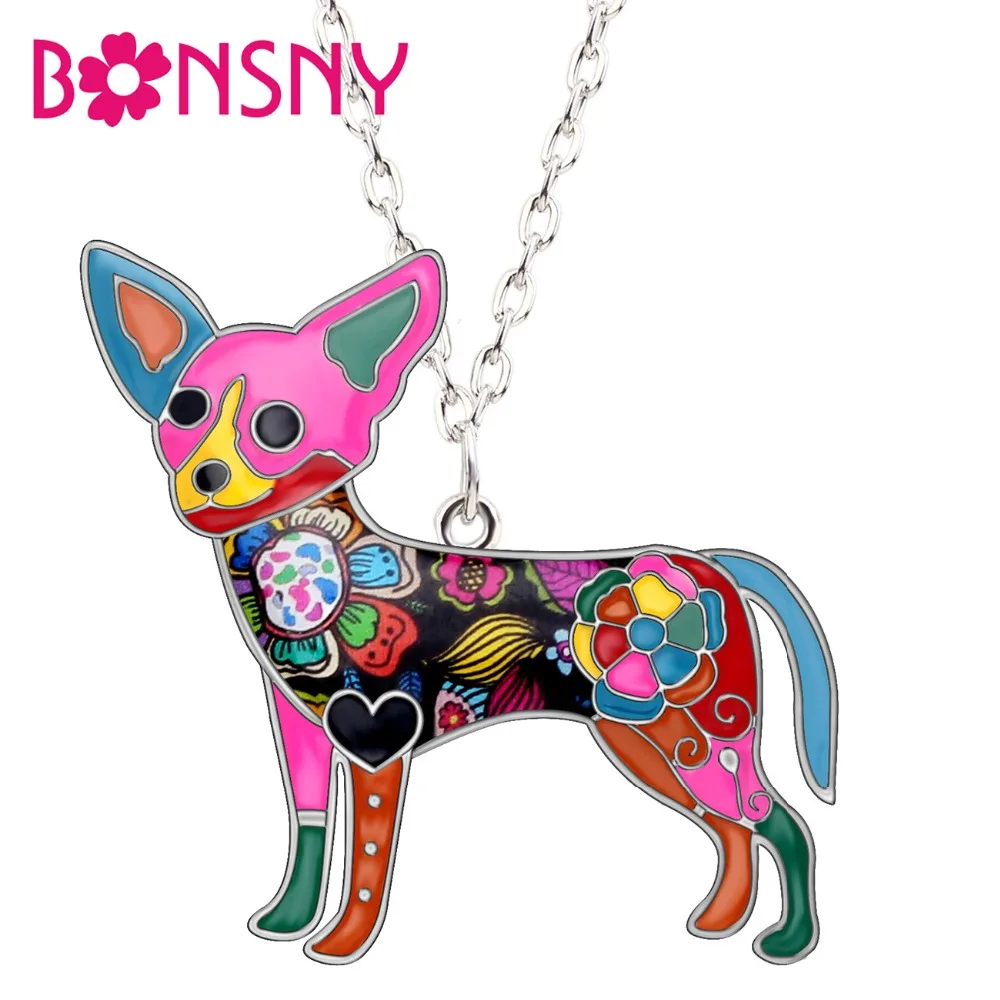 Bonsny Maxi Statement Metal Alloy Chihuahuas Dog Choker Necklace Chain Collar Pendant Fashion New Enamel Jewelry For Women
Bonsny Maxi Statement Metal Alloy Chihuahuas Dog Choker Necklace Chain Collar Pendant Fashion New Enamel Jewelry For Women