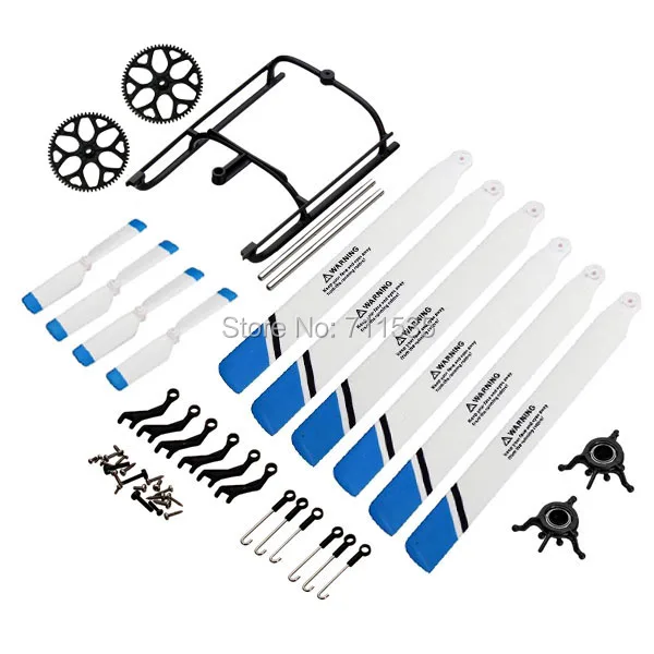 Wltoys V931 AS350 K123 Landing Skid Swashplate Main blades Tail Blade Linkage Main Shaft Screws Gears Spare Parts
Wltoys V931 AS350 K123 Landing Skid Swashplate Main blades Tail Blade Linkage Main Shaft Screws Gears Spare Parts