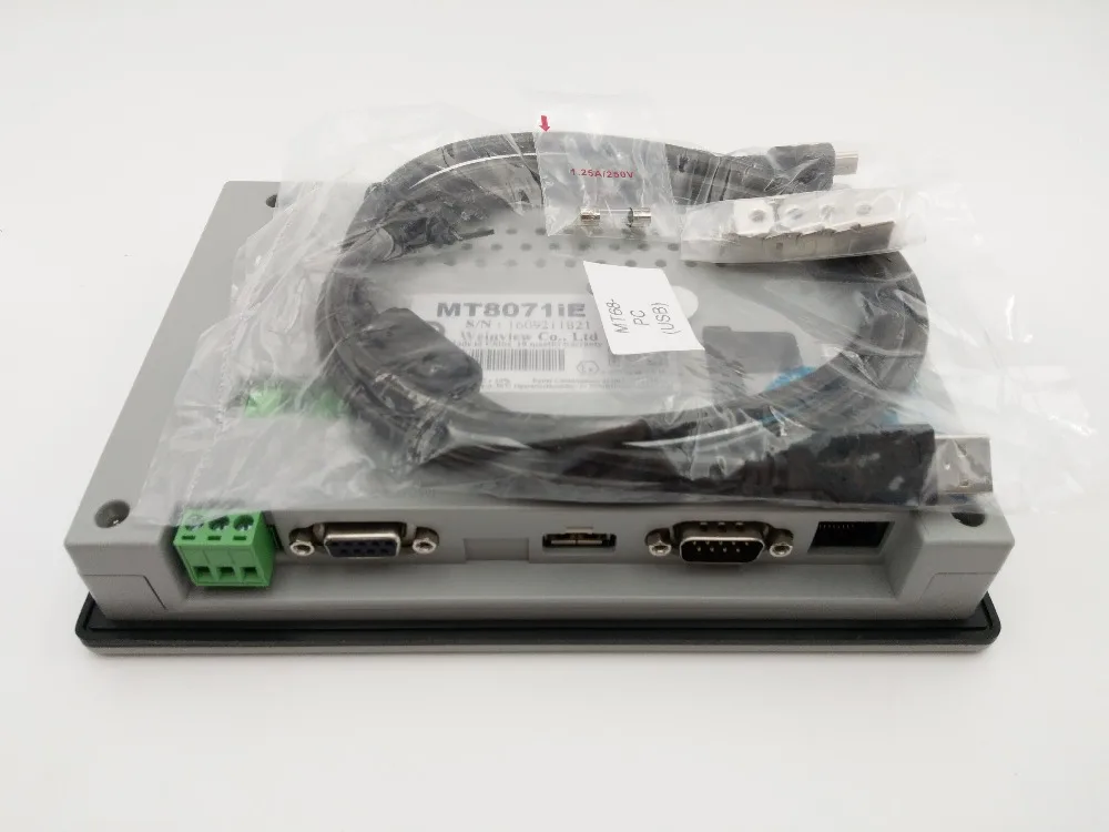 

Original Brand New 7'' Weinview Weintek HMI 7 inch 800*480 Touch Operator Panel Display Screen Ethernet 1 USB Host MT8071iE