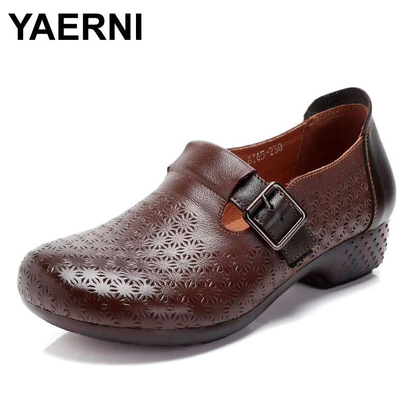 Женские повседневные туфли YAERNI, винтажные туфли из натуральной кожи на мягкой подошве, размеры 41, для весны, 2019
Женские повседневные туфли YAERNI, винтажные туфли из натуральной кожи на мягкой подошве, размеры 41, для весны, 2019