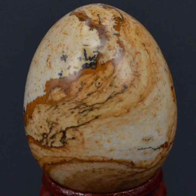 34x44MM Natural Gemstone Picture Jasper Sphere Egg Healing Reiki Crafts Stone Massage Finger Exercise
34x44MM Natural Gemstone Picture Jasper Sphere Egg Healing Reiki Crafts Stone Massage Finger Exercise