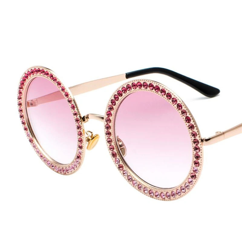 Retro Round Crystal Sunglasses Women Brand Designer Luxury Rhinestone Sun Glasses For Male 2020 High Quality Shades Oculos
Retro Round Crystal Sunglasses Women Brand Designer Luxury Rhinestone Sun Glasses For Male 2020 High Quality Shades Oculos