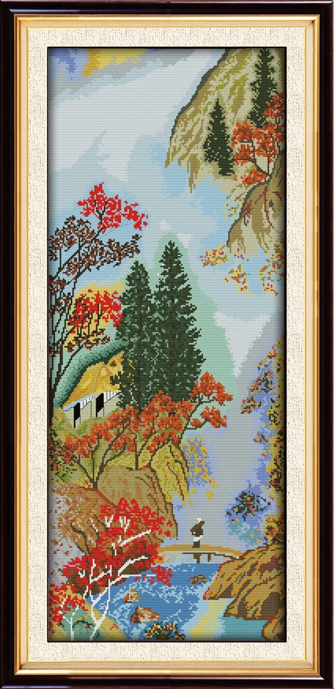 Cloud in the hills cross stitch kit 18ct 14ct 11ct count printed canvas stitching embroidery DIY handmade needlework
Cloud in the hills cross stitch kit 18ct 14ct 11ct count printed canvas stitching embroidery DIY handmade needlework