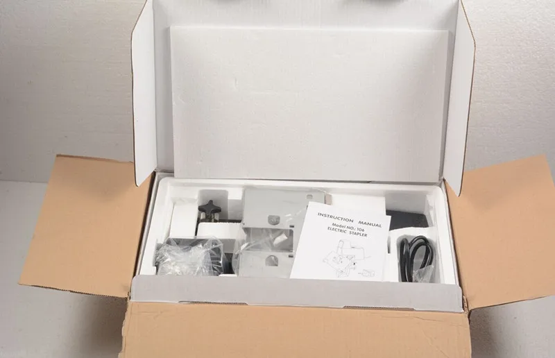 110V/220V Electric Auto Rapid Stapler Flat & Saddle Binder Machine 106E 2-40 Sheets Heavy Duty Electric Flat and Saddle Stapler
110V/220V Electric Auto Rapid Stapler Flat & Saddle Binder Machine 106E 2-40 Sheets Heavy Duty Electric Flat and Saddle Stapler