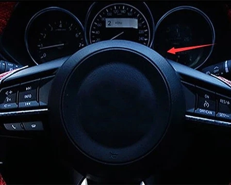 Для mazda CX-3 cx3 2017 2018 ABS Хром Матовый Интерьер Панель рулевого колеса накладка