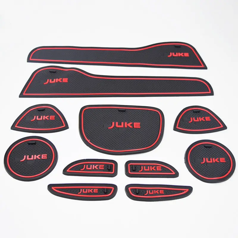 Car Interior Door Mat Cup Pads Non-Slip Mat For Nissan JUKE 2010-2017 Red Letter
Car Interior Door Mat Cup Pads Non-Slip Mat For Nissan JUKE 2010-2017 Red Letter