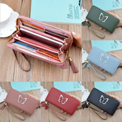 Women 2019 Lady Zipper PU Leather Wallet butterfly Print Long Card Holder Phone Bag Case Purse Handbag
Women 2019 Lady Zipper PU Leather Wallet butterfly Print Long Card Holder Phone Bag Case Purse Handbag