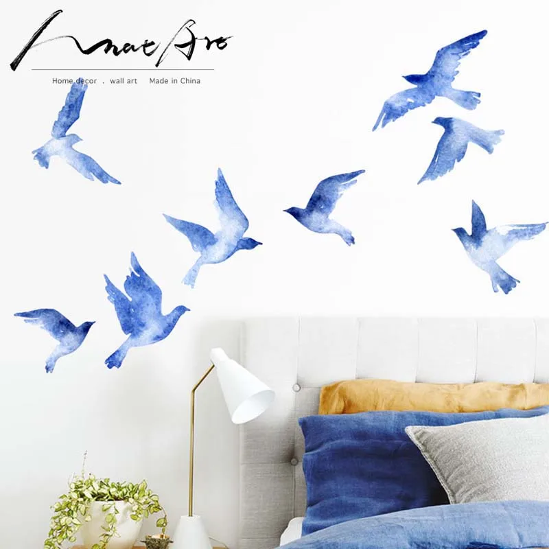 Flock of birds Wall Sticker nordic style kids decoration Blue modern home decoration accessories Animal stickers diy wall art
Flock of birds Wall Sticker nordic style kids decoration Blue modern home decoration accessories Animal stickers diy wall art