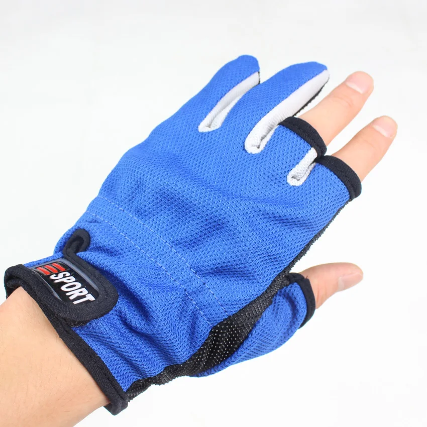 1 пара нескользящие перчатки для рыбалки 3 цвета|fishing tackle|gloves fishingtackle fishing |