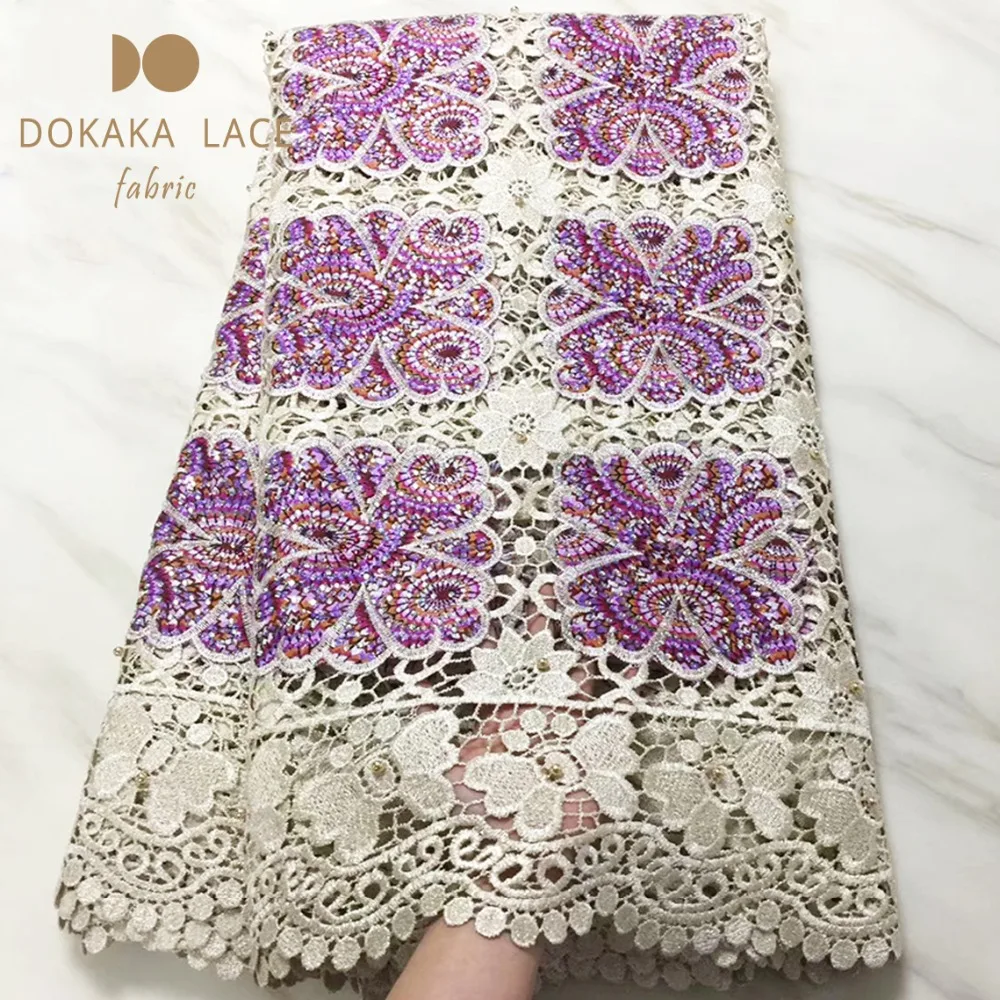 African Stones Water Soluble Purple Lace Fabric High Quality 20K9 Wedding Laces For French Women Dress Cord Sewing Lace Fabrics
African Stones Water Soluble Purple Lace Fabric High Quality 20K9 Wedding Laces For French Women Dress Cord Sewing Lace Fabrics