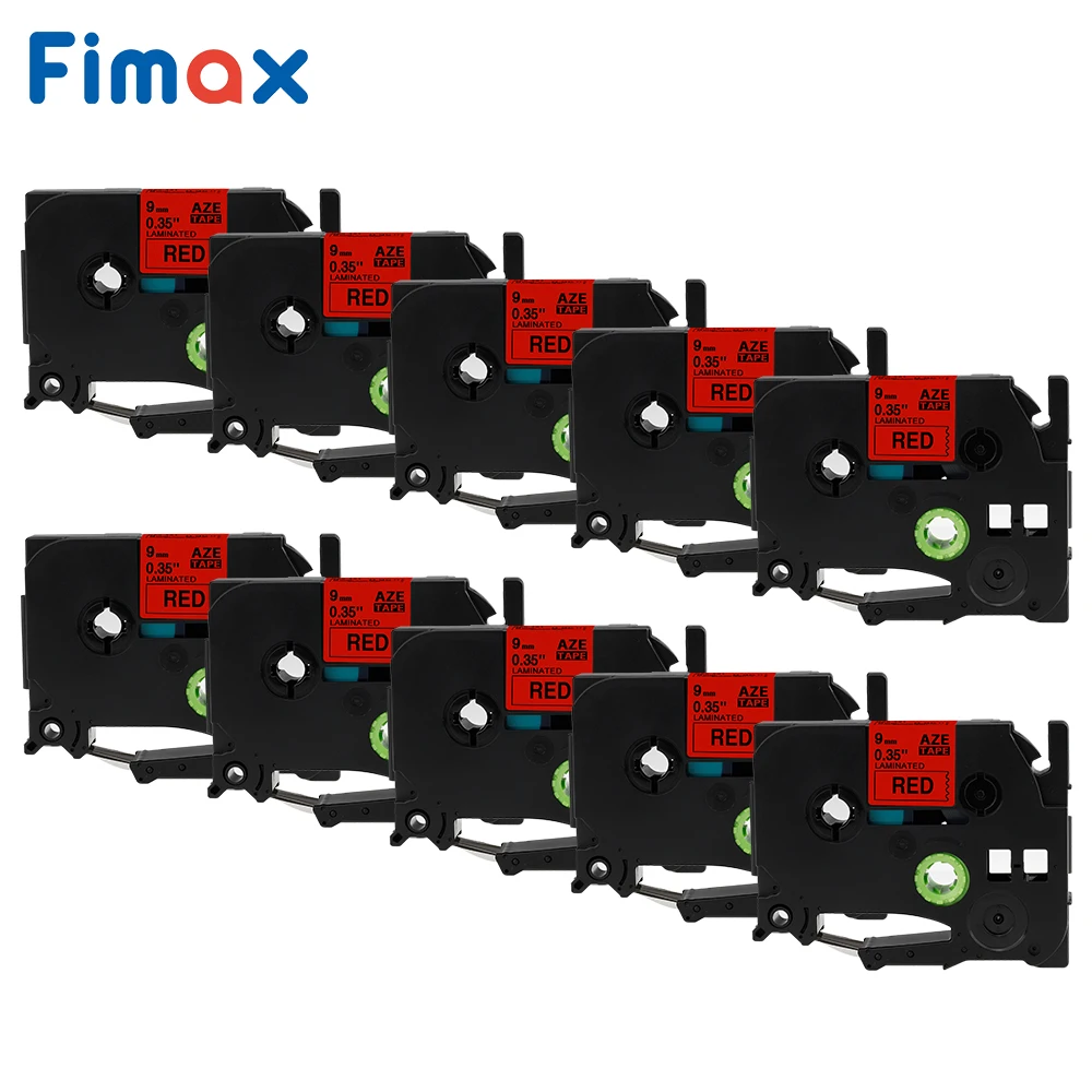 Fimax 10 Packs Compatible for Brother P-touch TZe421 Label Tape TZe-421 TZ-421 9mm*8m Black on Red for Brother P-touch Tze Label
Fimax 10 Packs Compatible for Brother P-touch TZe421 Label Tape TZe-421 TZ-421 9mm*8m Black on Red for Brother P-touch Tze Label