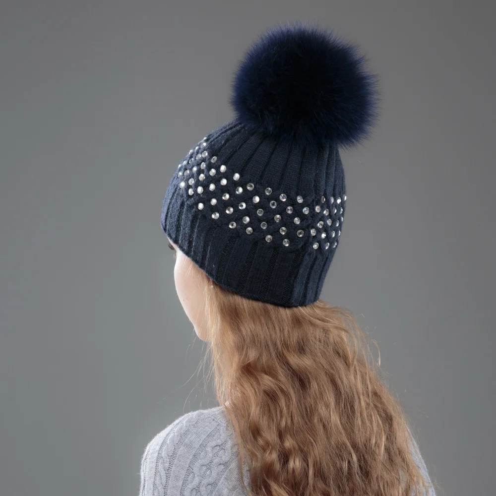 new women pompom winter hats cashmere wool witer hats with real fox fur mink pompoms luxury winter beanies
new women pompom winter hats cashmere wool witer hats with real fox fur mink pompoms luxury winter beanies