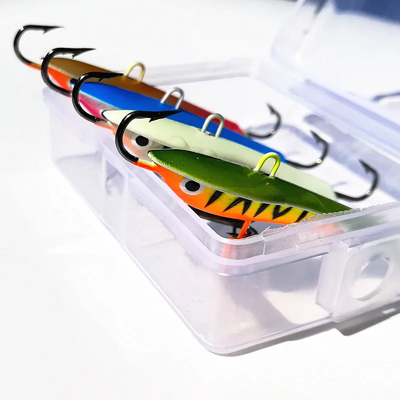 KKWEZVA New 4pcs/lot 60mm 9.3g Ice jig for winter Fishing Lure Ice Fishing Hard Bait Pesca Tackle Isca Artificial Bait
KKWEZVA New 4pcs/lot 60mm 9.3g Ice jig for winter Fishing Lure Ice Fishing Hard Bait Pesca Tackle Isca Artificial Bait