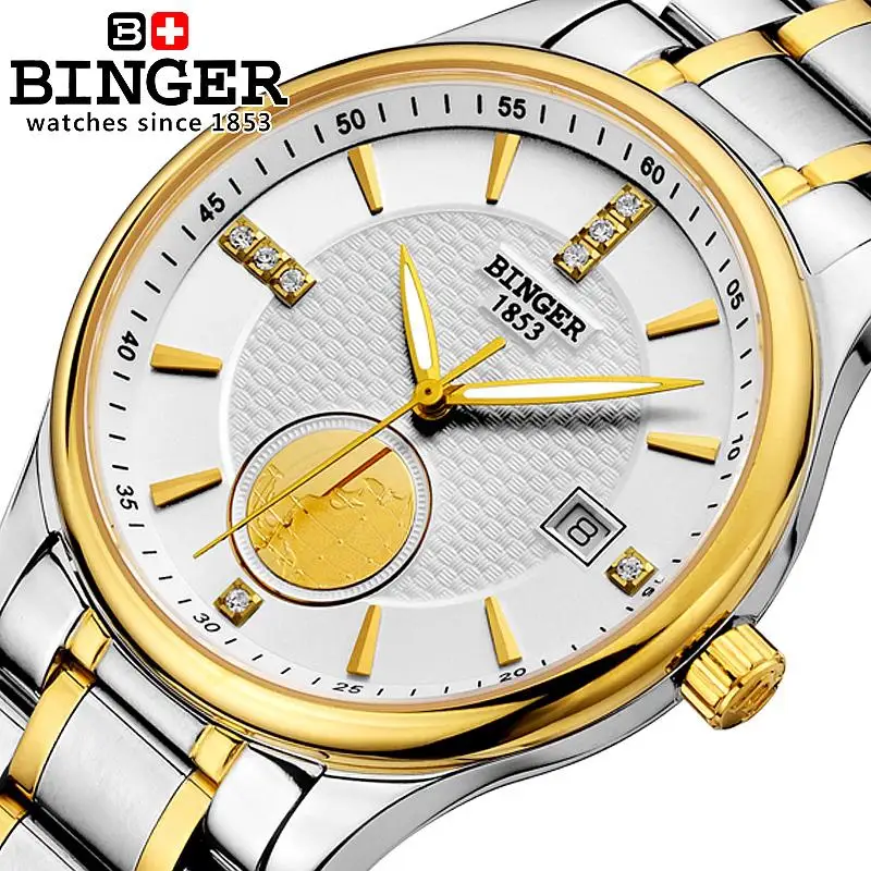 Switzerland watches men luxury brand Wristwatches BINGER Automatic self-wind Diver luminous full stainless steel watch BG-0409-f
Switzerland watches men luxury brand Wristwatches BINGER Automatic self-wind Diver luminous full stainless steel watch BG-0409-f