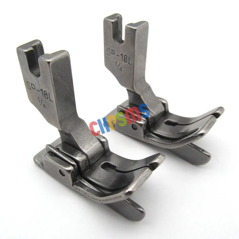 #SP-18L 2 PCS Top Stitching Foot with LEFT Spring Guide for Industrial Single Needle Sewing Machines
#SP-18L 2 PCS Top Stitching Foot with LEFT Spring Guide for Industrial Single Needle Sewing Machines