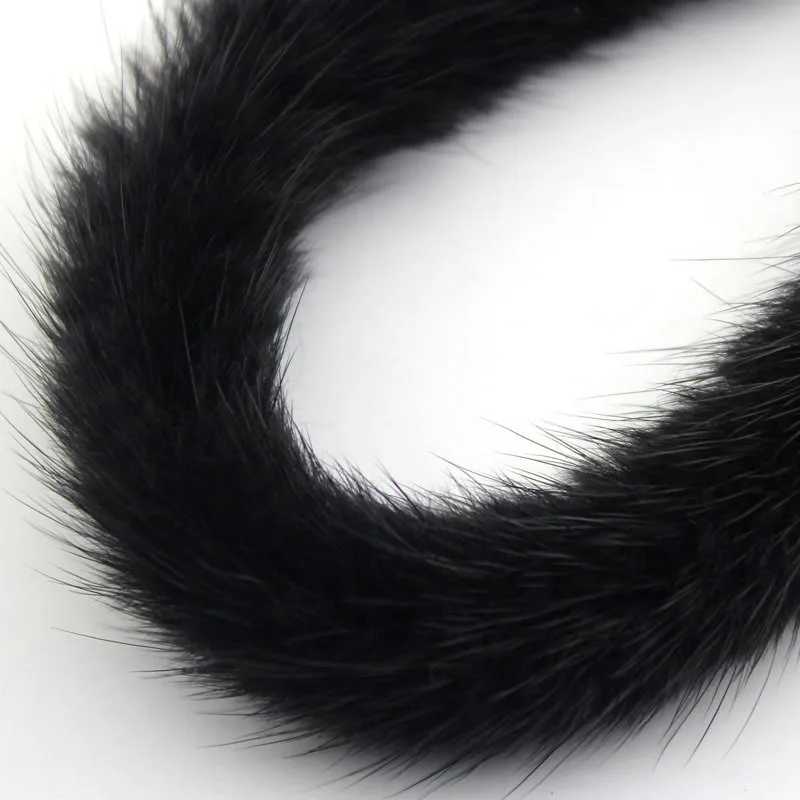 10 шт. шарики из натурального меха норки 92 см|mink fur strips|fur stripsfor jewelry making |