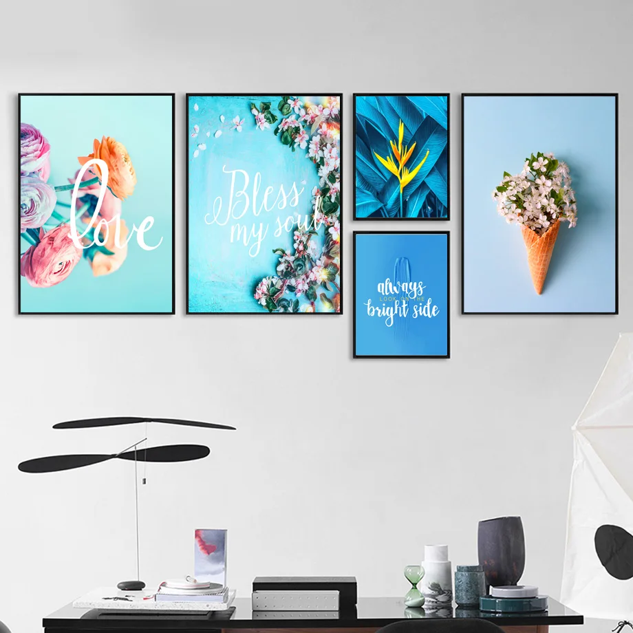 Nordic Posters And Prints Wall Picture For Living Room Decor Colorful Rose Flower Blue Leaves Landscape Wall Art Canvas Painting
Nordic Posters And Prints Wall Picture For Living Room Decor Colorful Rose Flower Blue Leaves Landscape Wall Art Canvas Painting