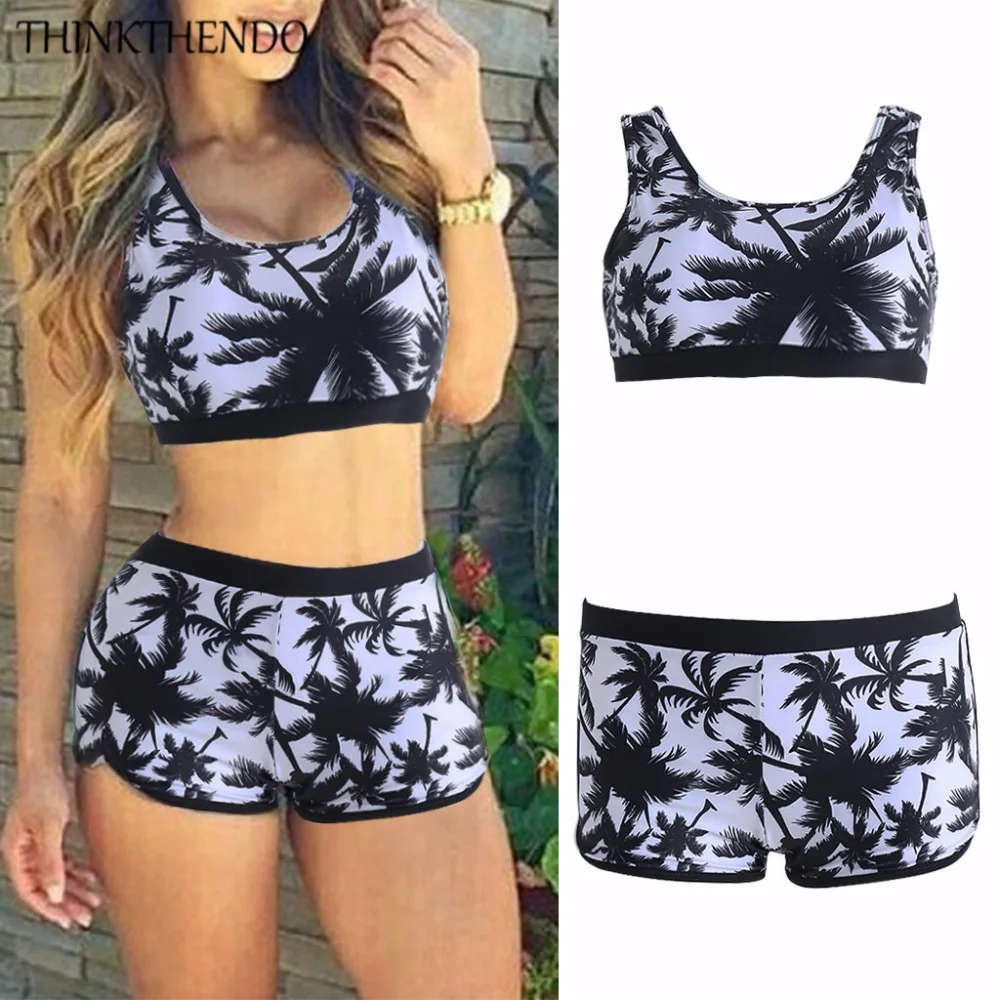 THINKTHENDO 2017 Mujer Sexy Women Bikinis Set Female Beach Swimwear Push Up Swimsuit Tops High Waist Shorts Bathing Suits Floral
THINKTHENDO 2017 Mujer Sexy Women Bikinis Set Female Beach Swimwear Push Up Swimsuit Tops High Waist Shorts Bathing Suits Floral